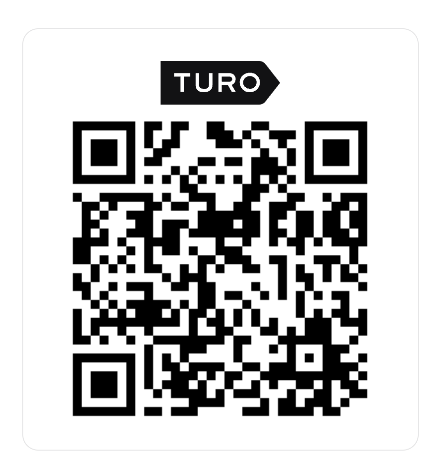 Scan to see our Turo profile